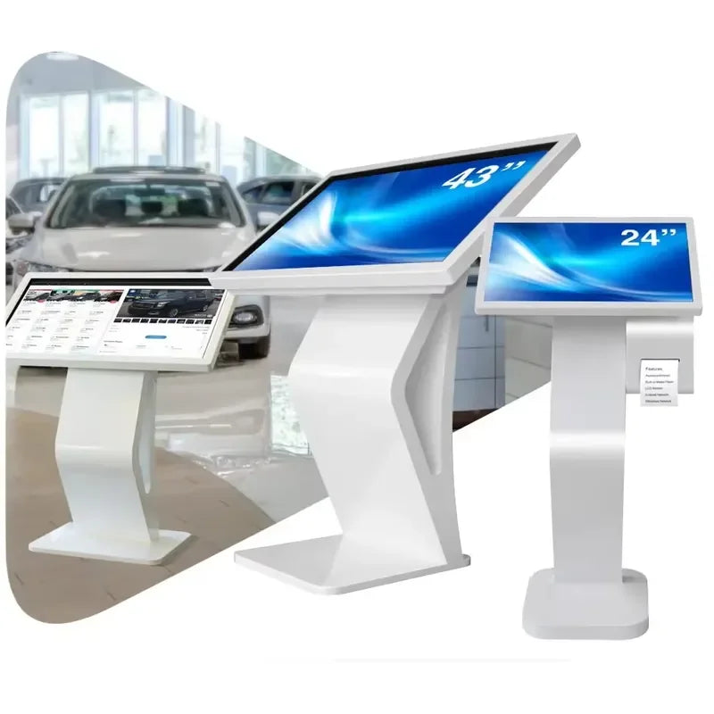 32-Inch K-Type Touchscreen Kiosk | Full HD Digital Signage / Quiosco táctil tipo K de 32 pulgadas