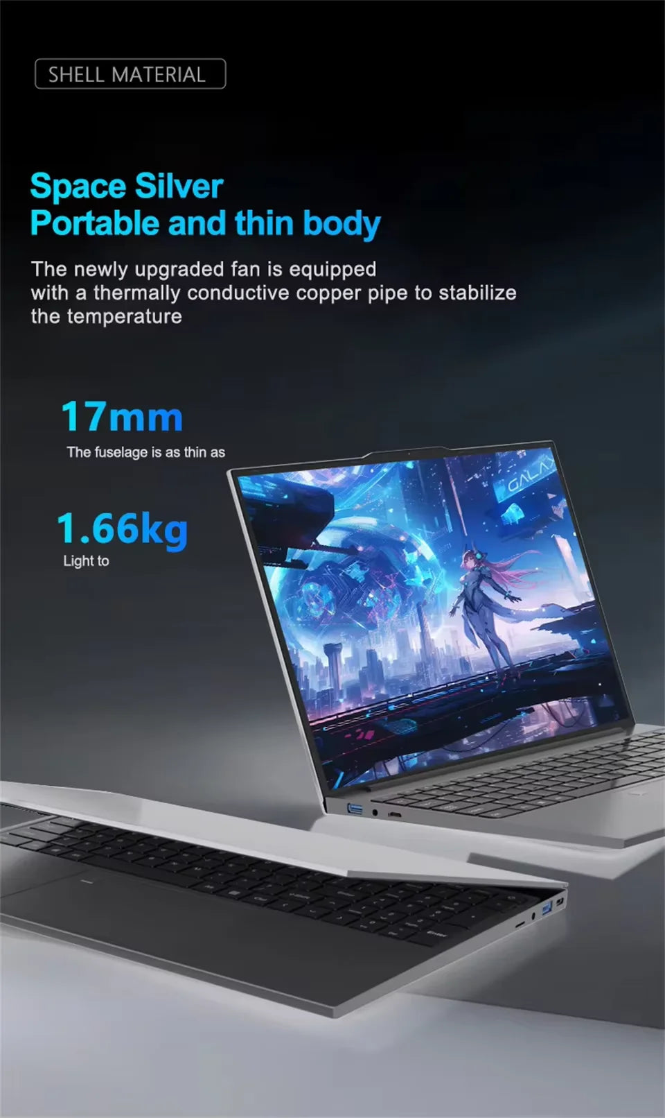 15.6" Laptop Intel Core i7 | Windows 11 | Fingerprint | IPS FHD