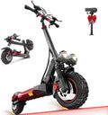 Scooter Eléctrico para Adultos J01 | 800W, 48V, 30mph, 28 mi, Asiento, Llantas Off-Road 10"