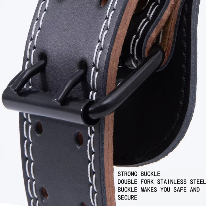 Weightlifting Belt PU & Cow Leather | Waist Support for Powerlifting & Strength Training
