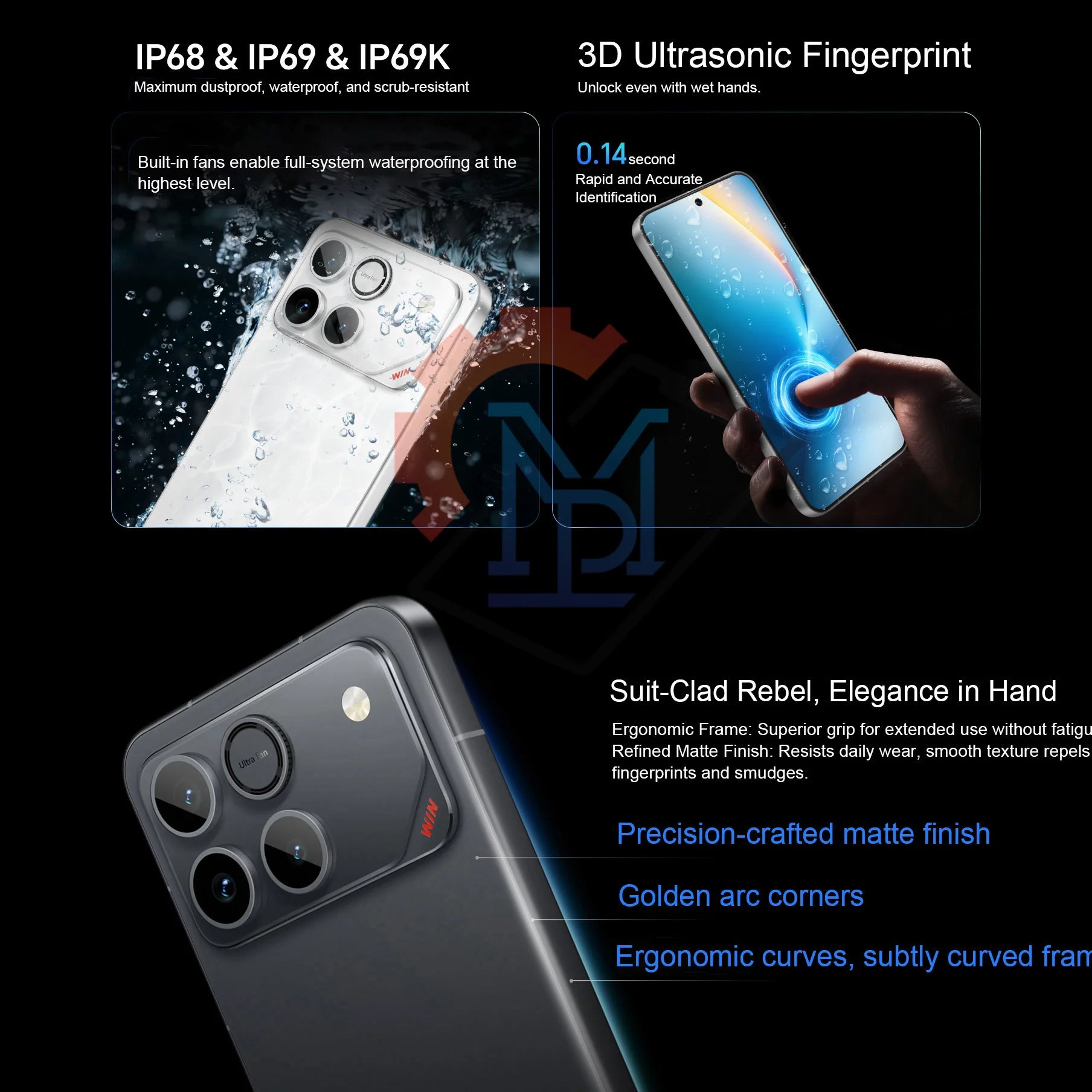 HONOR WIN | Gaming Smartphone 5G 10000mAh 100W 185Hz | Snapdragon 8 Elite Gen 5 IP68