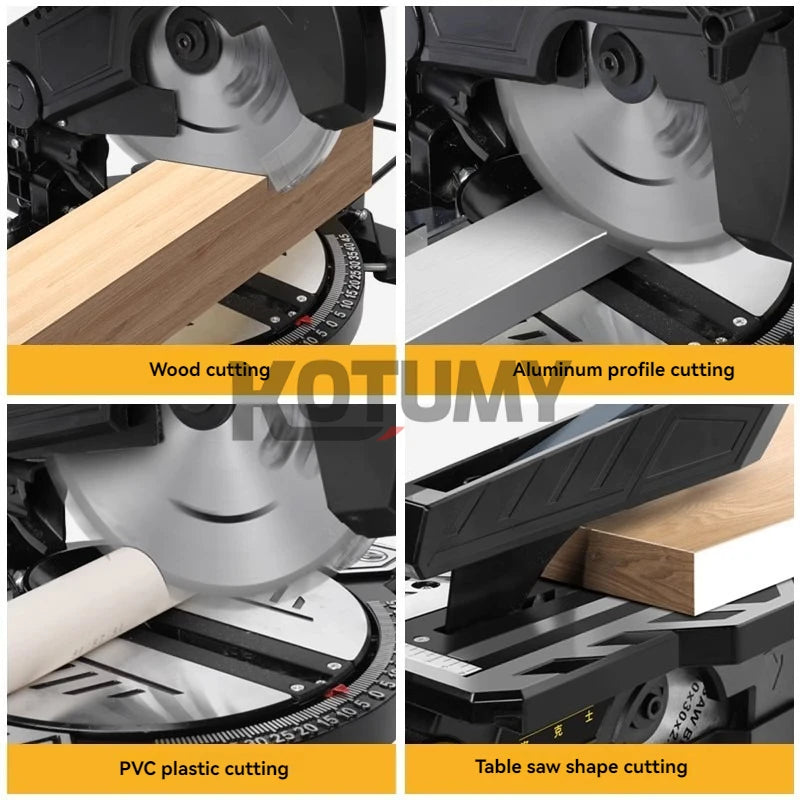 KOTUMY Multifunction Miter Saw | 45° Cutting | 220V