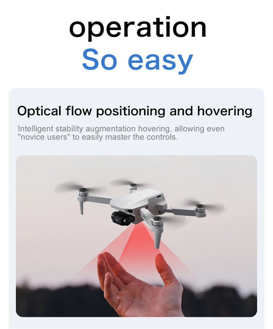 Dron Aeri100 VR – Cámara 8K HD, Motor Brushless, GPS, Evitación 360°, Diseño Aerodinámico 1:1