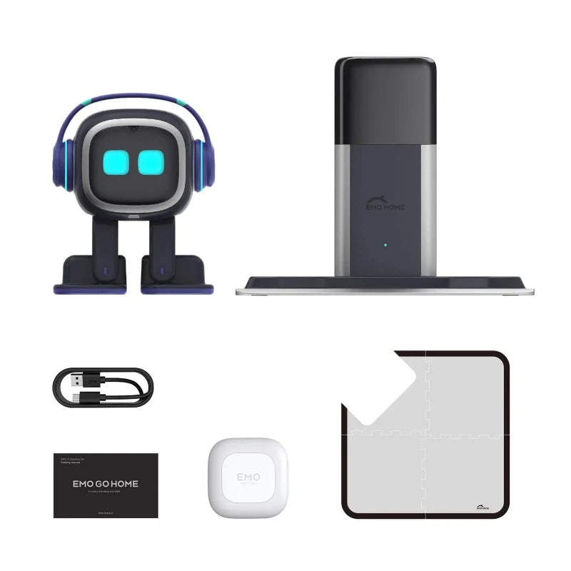 EMO Robot — AI Emotional Companion with Voice, Touch & Self-Learning | Premium Desktop Robot