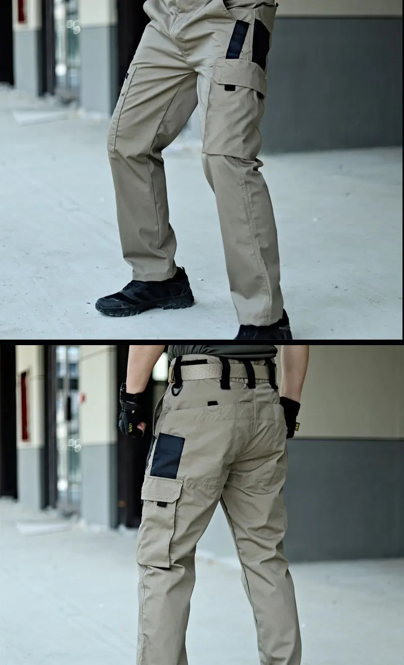 Men's Cargo Work Pants | Multi-Pocket Outdoor Style | Pantalón Cargo Hombre