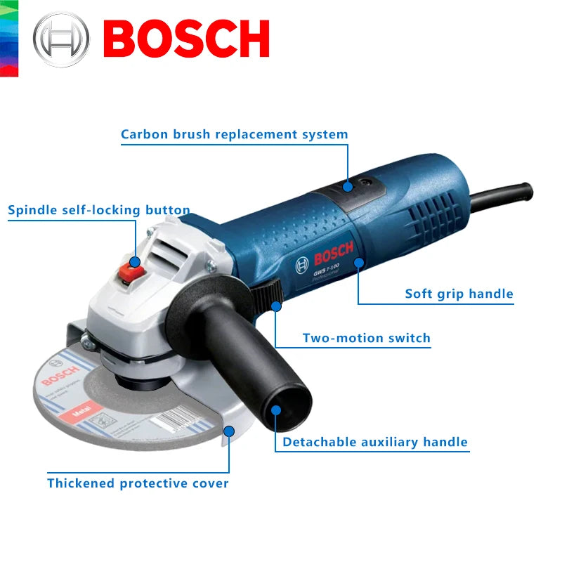 Bosch GWS 7-100 | 100mm Angle Grinder | 220V