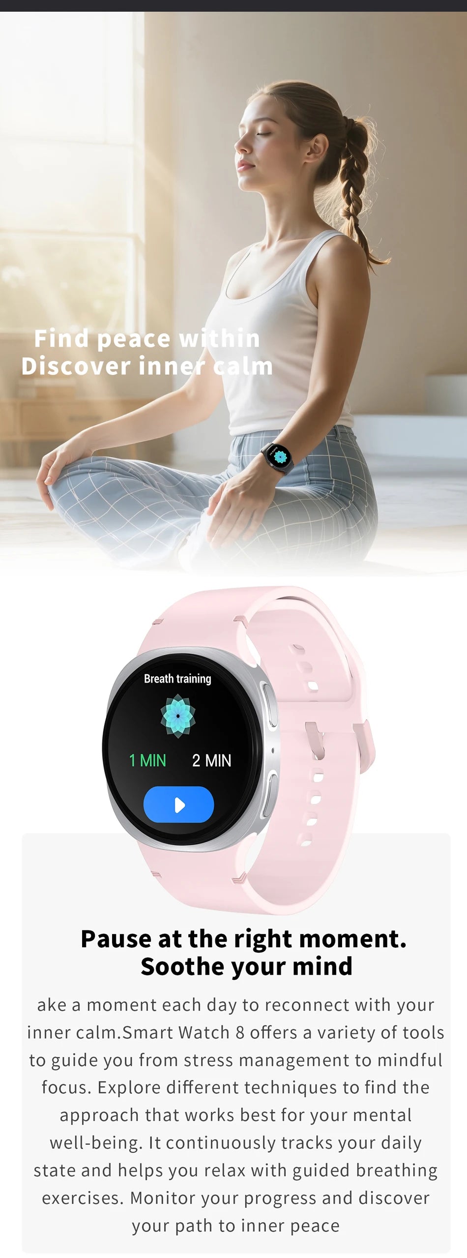Smartwatch ChiBear 2025 | GPS | NFC | IP68 | Monitor Cardíaco | Bluetooth 5.3 | Hombre y Mujer