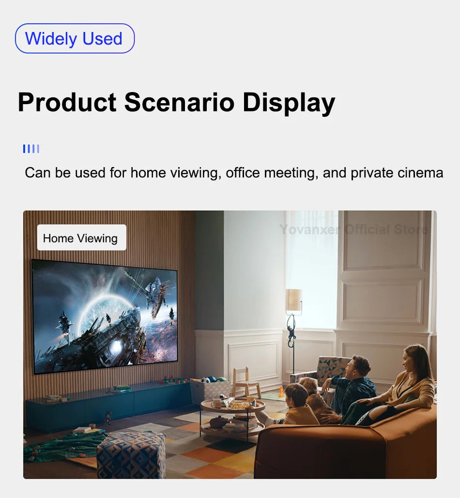 Yovanxer Fresnel 5.0 Pro ALR Screen | Fixed Frame 16:9 | Standard & Long Throw