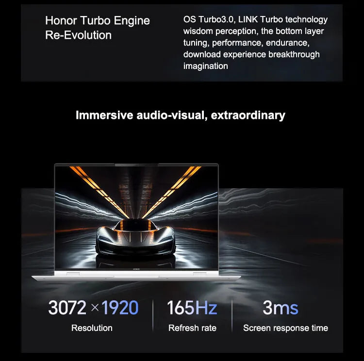 Honor MagicBook Pro 16 Laptop 2024 | Intel Core Ultra 5, 16GB/24GB DDR5, 1TB/2TB SSD | 3K 165Hz, Windows 11