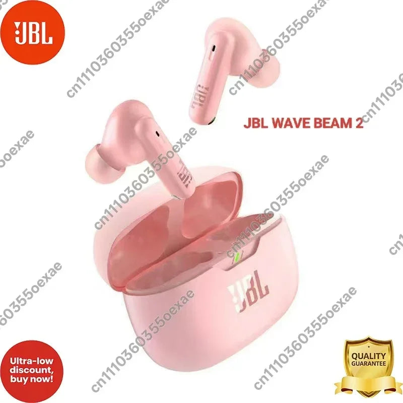 JBL Wave Beam 2 Earbuds | ANC, 4 Mics & 40H | Audífonos