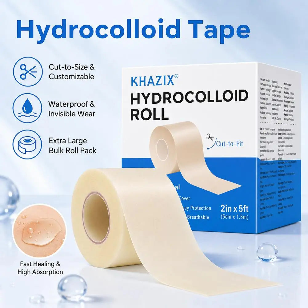 Hydrocolloid Acne Patch Roll | Cut-to-Size Blemish Cover | Rollo para Imperfecciones