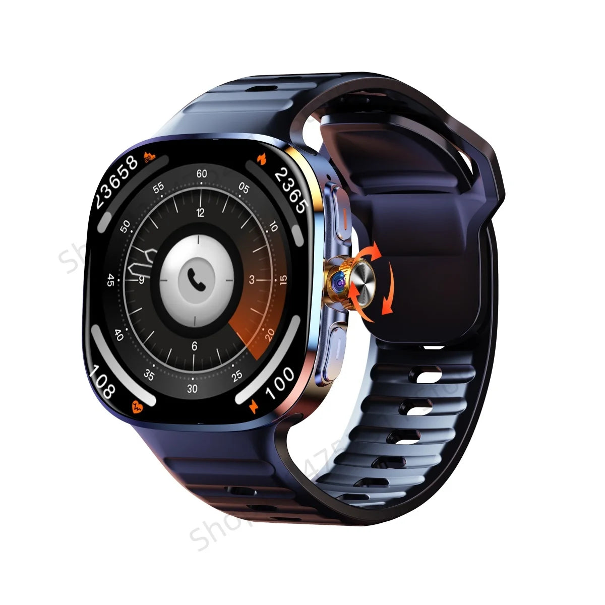 Smartwatch GOLDENSPIKE M99 | AMOLED 2.4" 720×720 | Cámara Giratoria 8MP | 4G | GPS | NFC | WiFi | 2100mAh | Android | GOLDENSPIKE M99 Smart Watch | 2.4" AMOLED | Rotating 8MP Camera | 4G | GPS | NFC | 2100mAh
