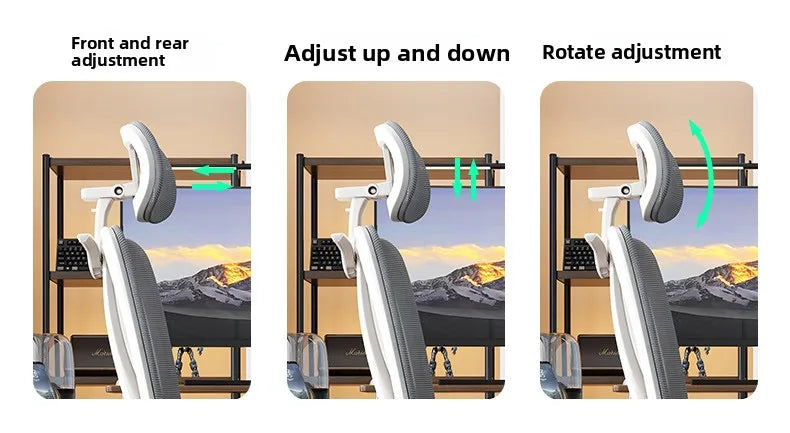 Ergonomic Office Chair | Reclining & Footrest | Lumbar