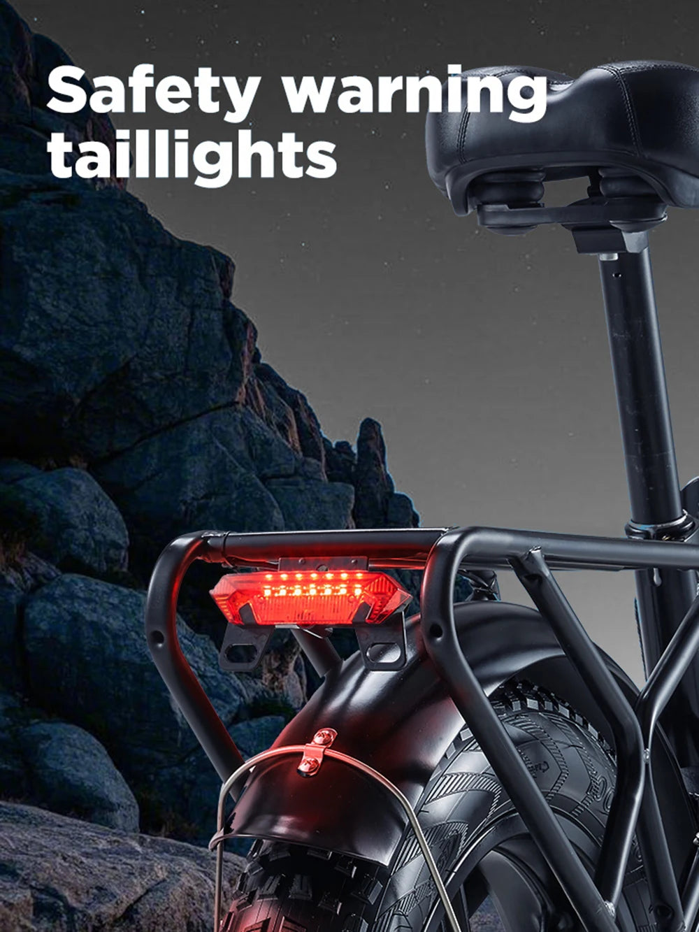 Y80 Bicicleta Eléctrica de Montaña | Doble Motor 2000W | 48V 20Ah | Fat Tire 26x4.0 | 48km/h | Frenos Disco | E-MTB