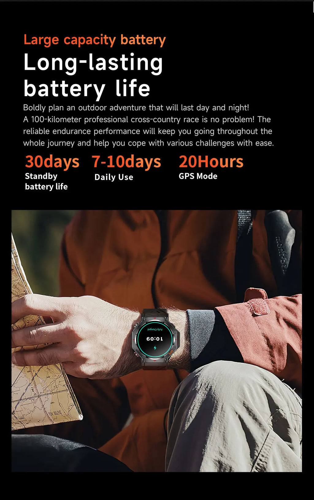 Military GPS Smartwatch 2025 | AMOLED 1.39" | 107 Sports Modes | Bluetooth Calling | Men Women | Smartwatch Militar GPS 2025 | 107 Modos Deportivos | Llamadas Bluetooth | Hombre Mujer