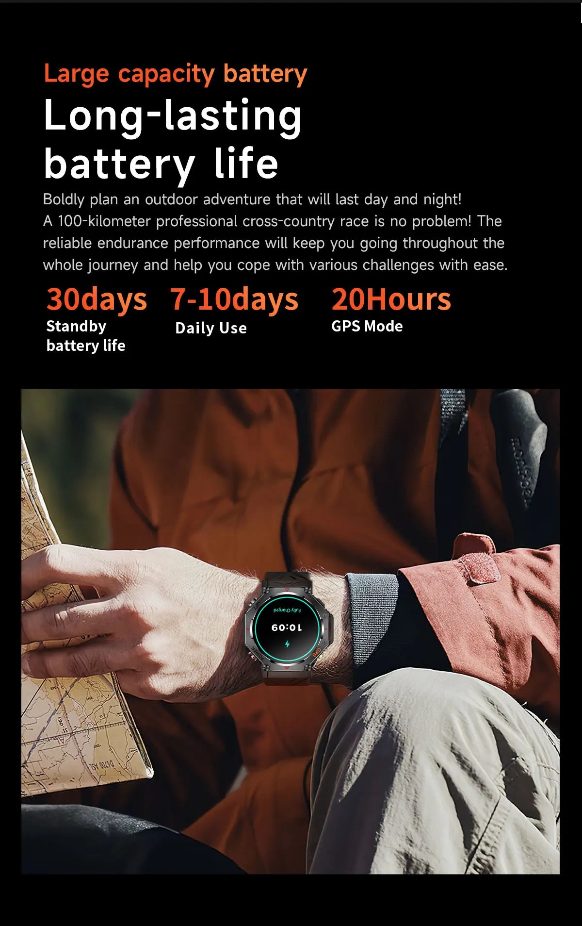 Military GPS Smartwatch 2025 | AMOLED 1.39" | 107 Sports Modes | Bluetooth Calling | Men Women | Smartwatch Militar GPS 2025 | 107 Modos Deportivos | Llamadas Bluetooth | Hombre Mujer