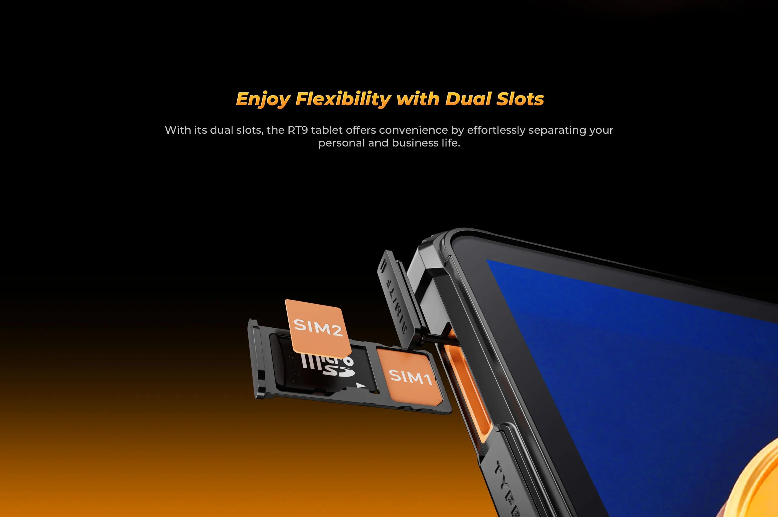 Tablet Robusta Oukitel RT9 10.1" | Android 14 | 24GB RAM + 256GB | 4G LTE | 11000mAh | Resistente al Agua | Huella Digital