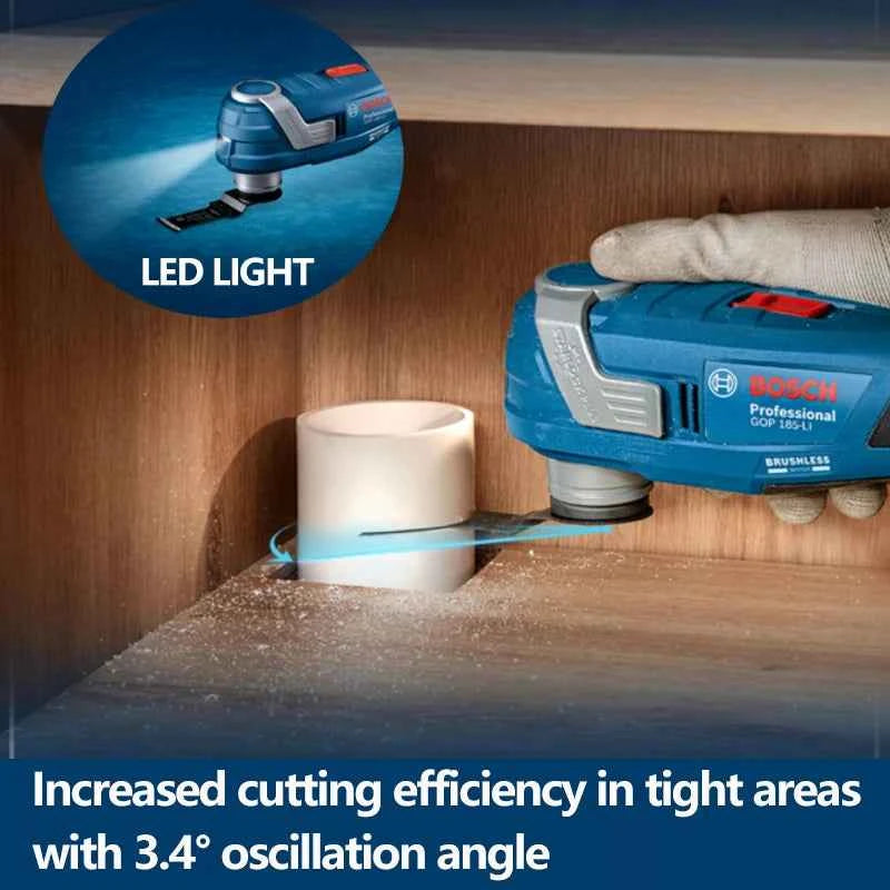 Bosch GOP 185-Li | 18V Brushless Cordless Oscillating Multi-Tool