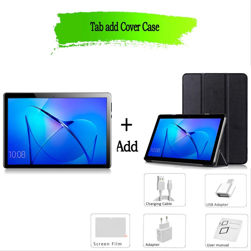 Tablet BDF S10 10.1" | Android 13 | 6GB RAM + 128GB | 4G LTE | Octa-Core | 5000mAh | IPS 1280x800
