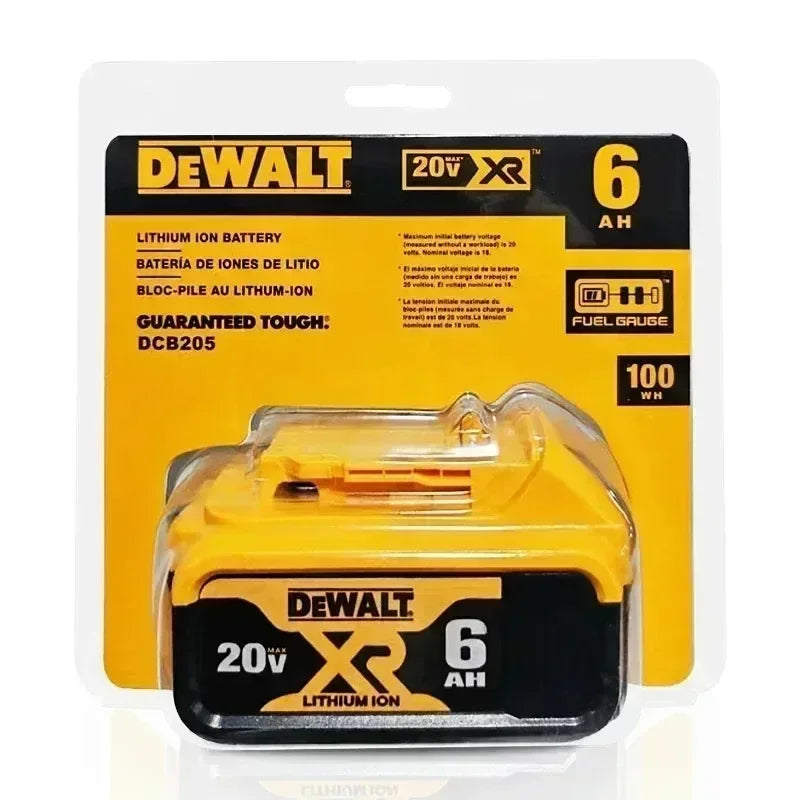DEWALT-Compatible 20V 6.0Ah Li-Ion Battery | DCB184/181/182/200