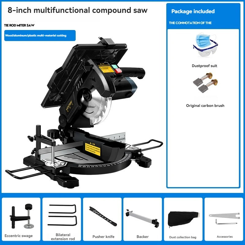 KOTUMY Multifunction Miter Saw | 45° Cutting | 220V