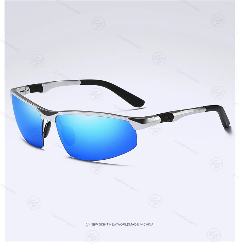 COOLPANDAS Gafas de Sol Polarizadas UV400 | Marco de Aleación | Estilo Cuadrado