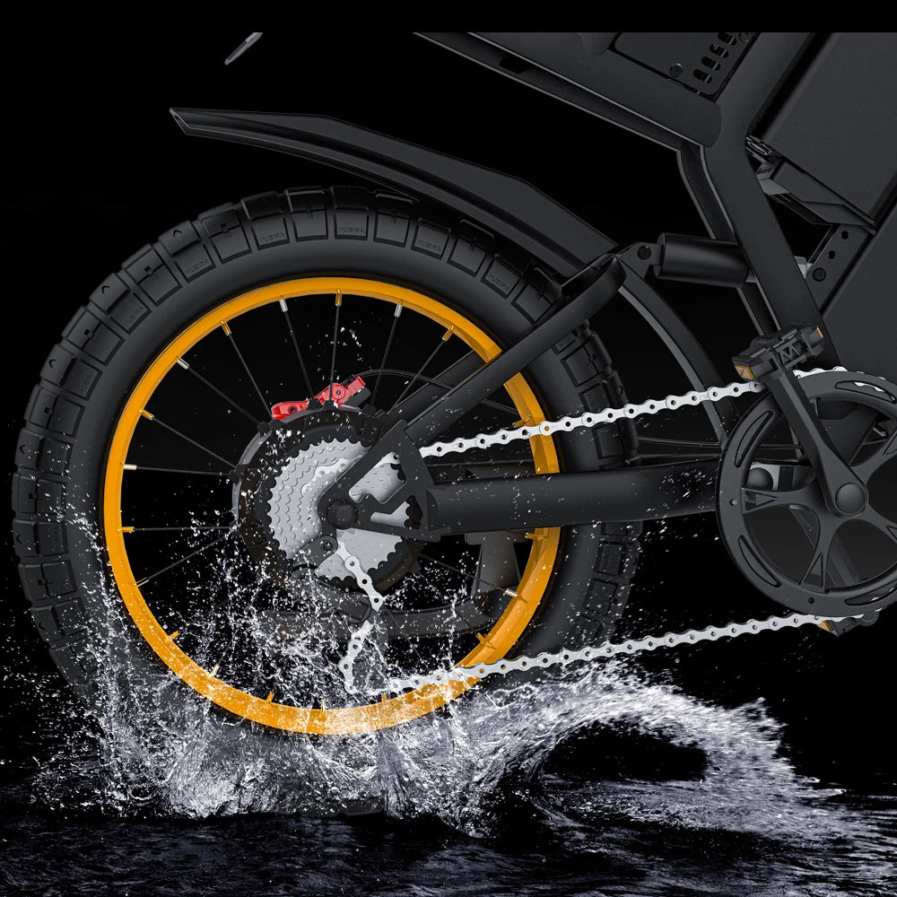 Coswheel GT20 E-Bike | 1500W/2000W/3000W | 60V 25Ah | Fat Tire 20x4.0 | 93 Millas | Shimano 7v | CE UL FCC | Off-Road