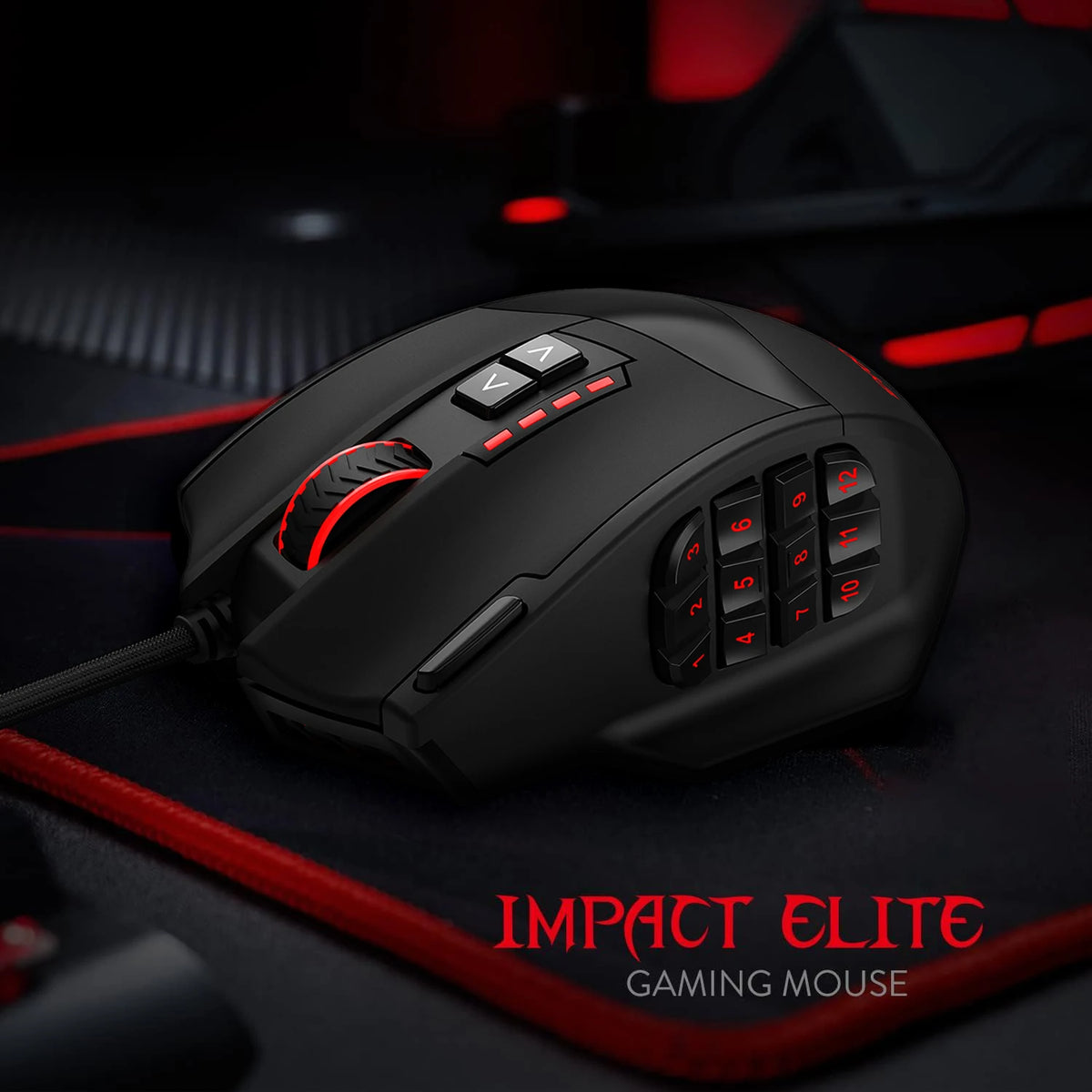 E-YOOSO X39 Wired Gaming Mouse | 12400 DPI | 17 Buttons RGB | Pixart PAW3327 | MMO