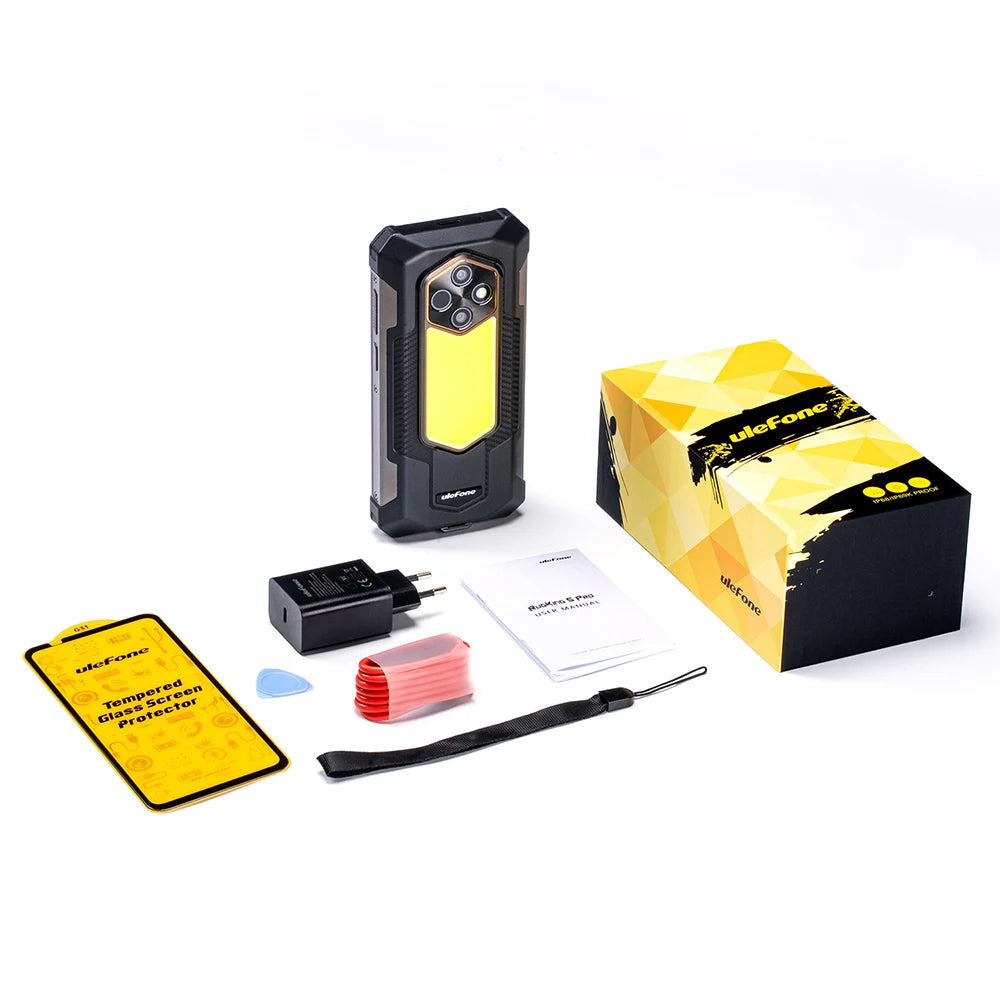 Ulefone RugKing 5 Pro | Rugged Phone 4G 20000mAh 64MP Android 16 | IP68 NFC 33W