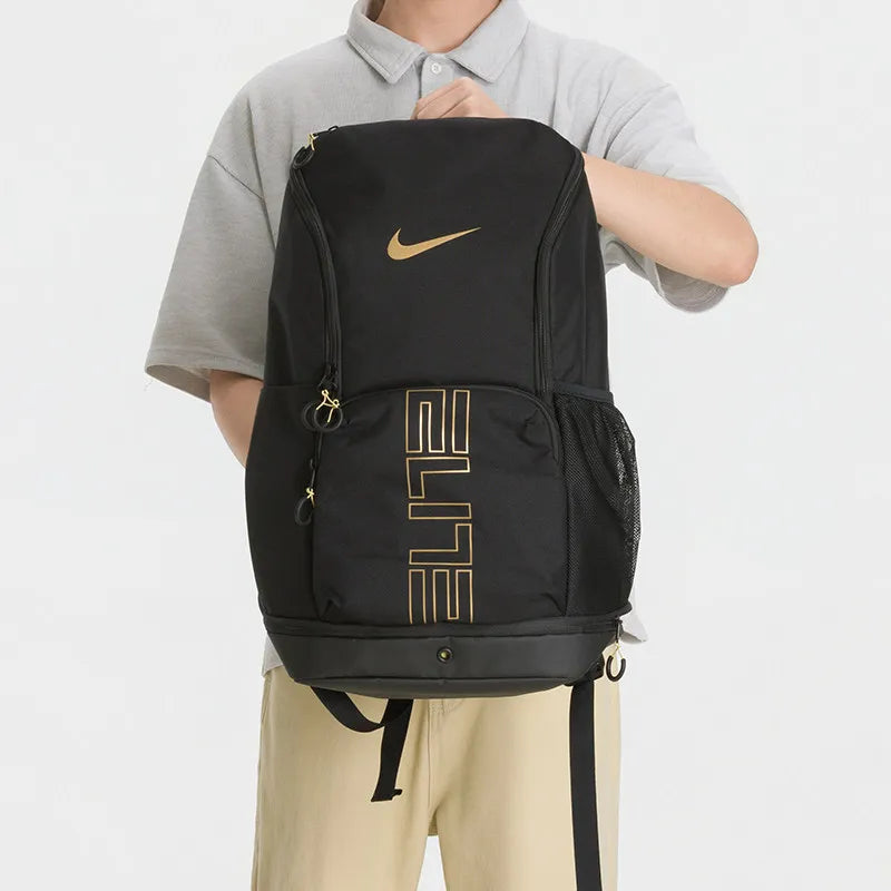 Nike Elite HM9965-013 | Black & Metallic Gold | Unisex Backpack