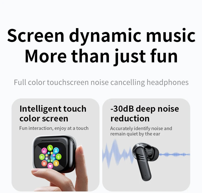Traductor IA In-Ear | Bluetooth 5.4 | 134 Idiomas | Cancelación de Ruido | Tiempo Real | TWS | Myxon LX-10 / BY-09