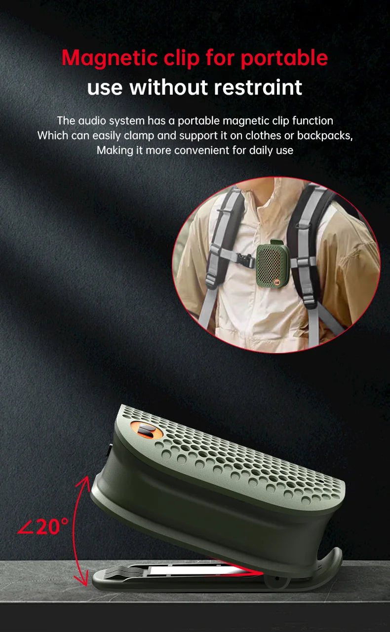 Monster M3 Clip-On Bluetooth Speaker | Portable Audio / Altavoz Bluetooth portátil Monster M3