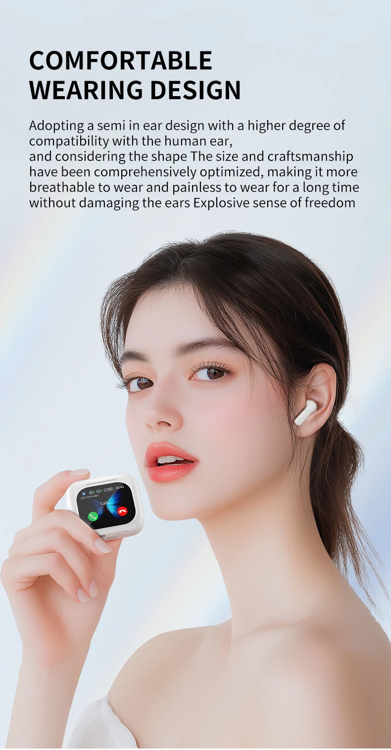 Traductor IA In-Ear | Bluetooth 5.4 | 134 Idiomas | Cancelación de Ruido | Tiempo Real | TWS | Myxon LX-10 / BY-09