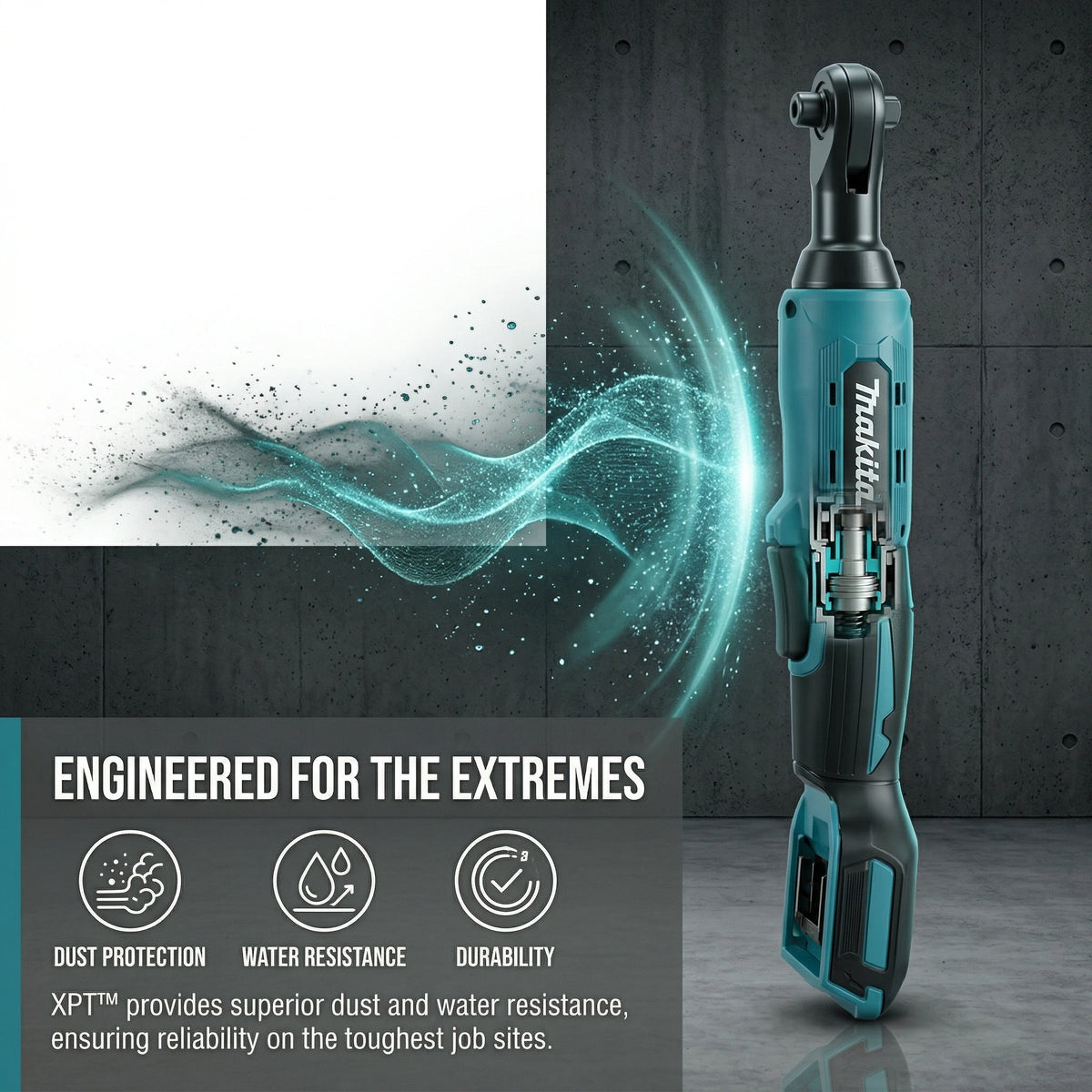 Makita DWR180Z | 18V LXT Brushless Ratchet Wrench | No Battery