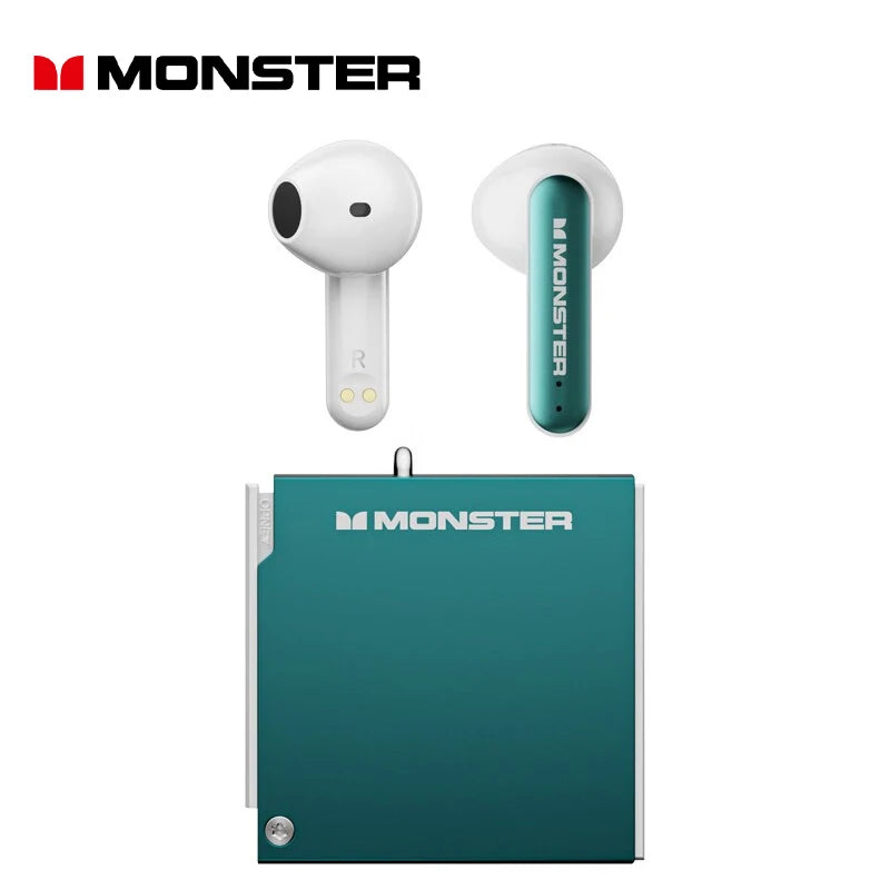 Monster XKT17 - Auriculares TWS Bluetooth 5.3 con ANC | HiFi | Gaming y Deportes