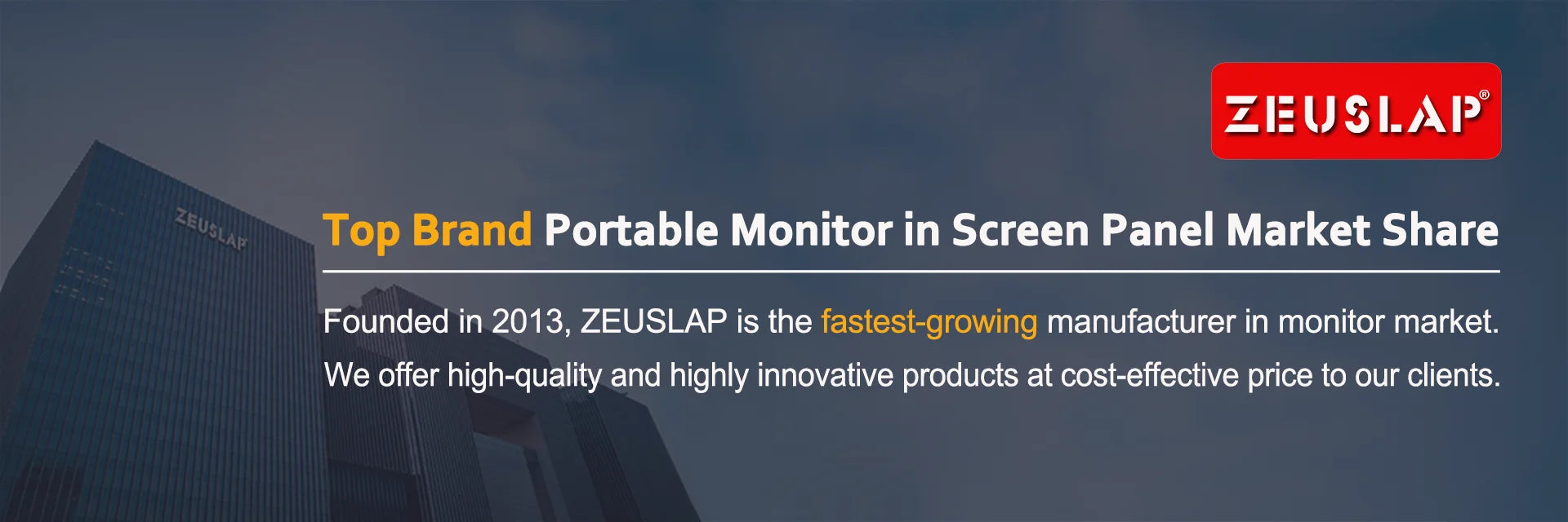 ZEUSLAP P16T | Monitor Portátil Táctil 16" 1200P IPS | 100% sRGB, HDR10, Type-C, VESA