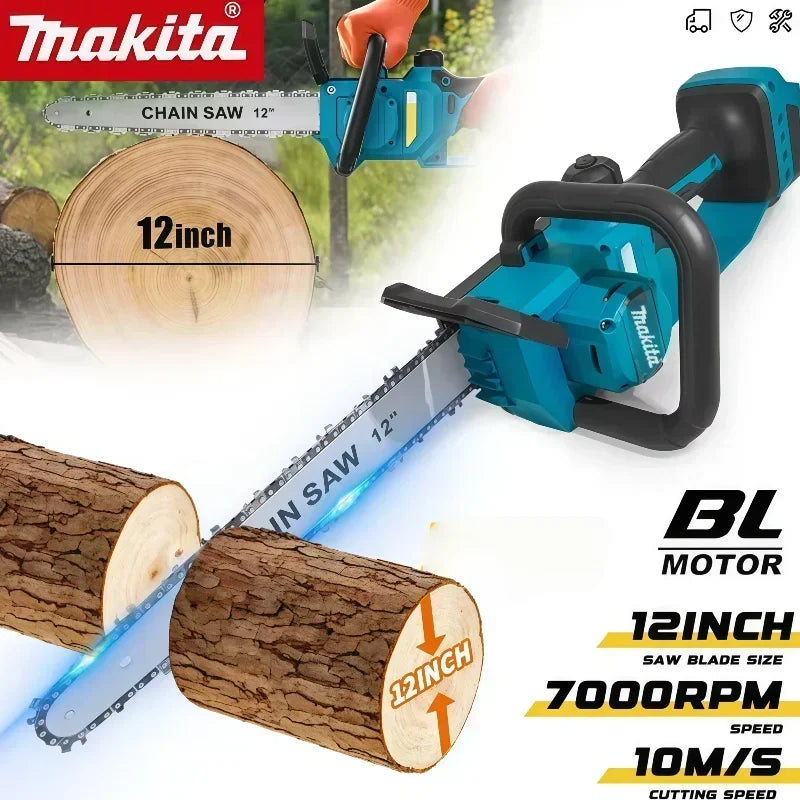 Makita 600W | 12in Brushless Cordless Chainsaw | No Battery