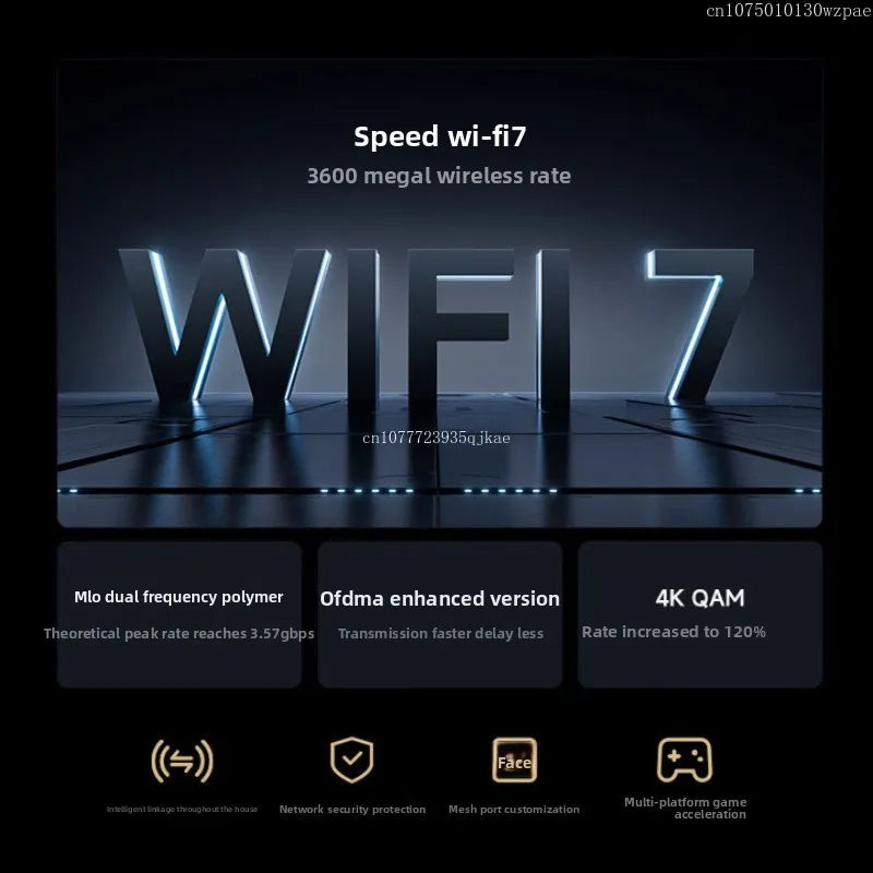 Xiaomi Router BE3600 WiFi 7 – 3570Mbps Dual-Band Gaming Router | Mesh Network | Smart Home