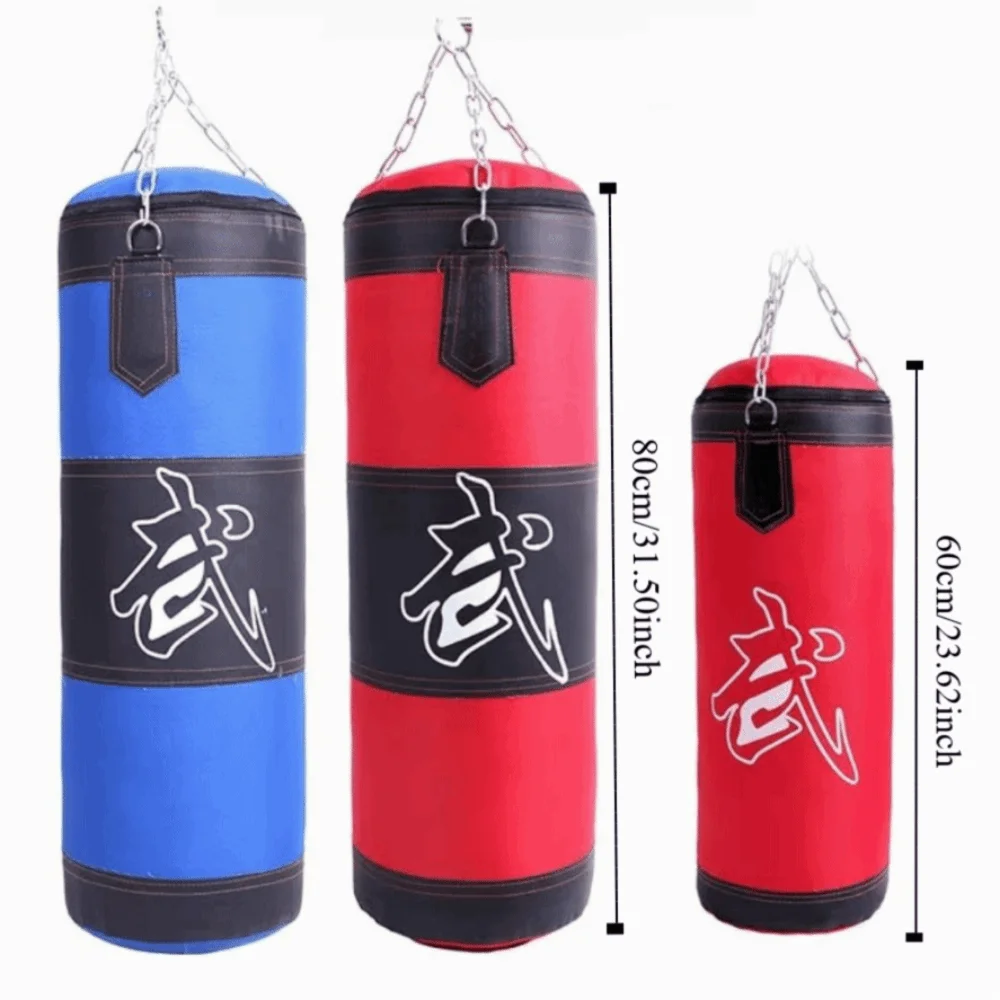 Inflatable Boxing Punching Bag | Oxford PU Sandbag for Martial Arts & Home Training | 60/80cm