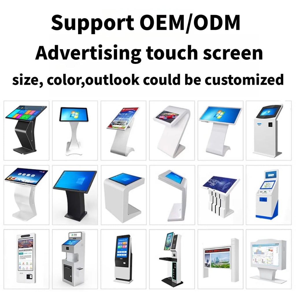 43-Inch Horizontal Touchscreen Kiosk | Full HD Digital Signage / Quiosco táctil horizontal de 43 pulgadas