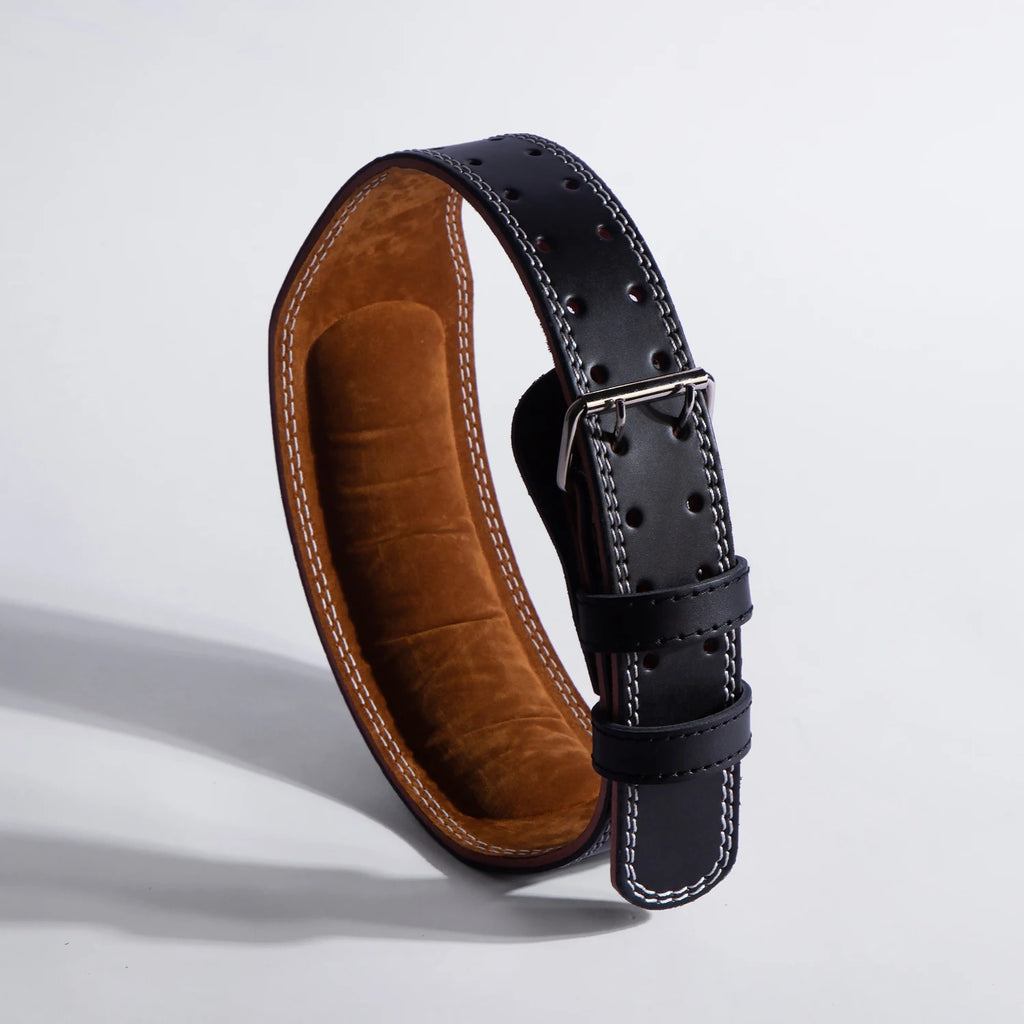 Weightlifting Belt PU & Cow Leather | Waist Support for Powerlifting & Strength Training