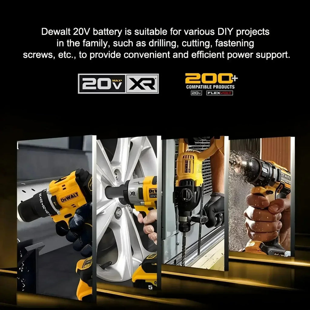 DEWALT-Compatible DCD805 20V Kits | Battery, Charger & Tool Options