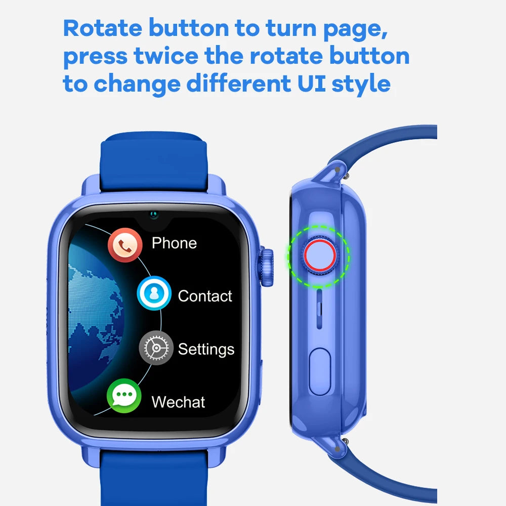 Smartwatch KGG Kids 4G GPS | 1.91" IPS | Video Call | SOS | WiFi | IPX7 | Android 8.1 | Reloj Inteligente KGG Niños 4G GPS | Videollamada | SOS | WiFi | IPX7