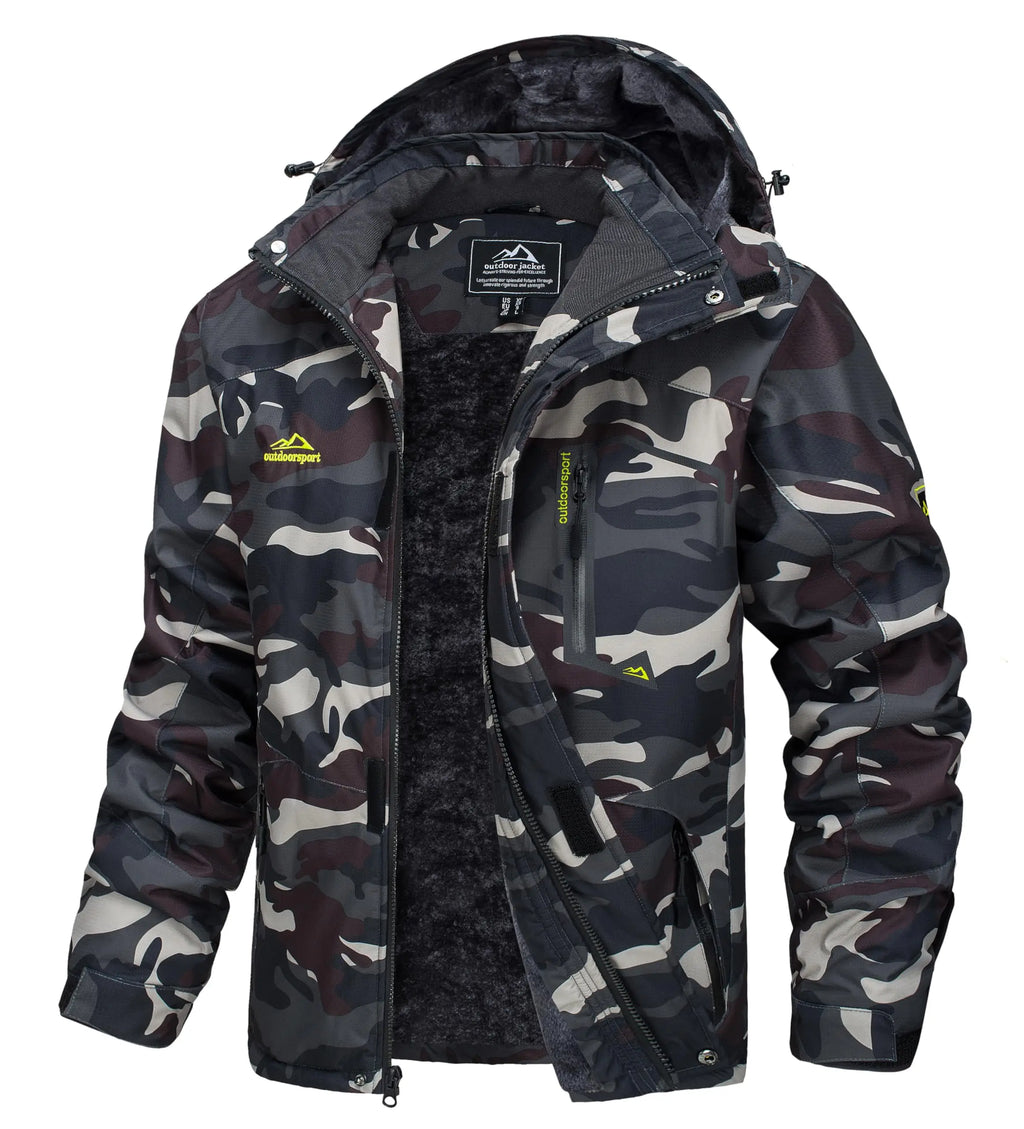 MAGCOMSEN Men's Winter Jacket | Fleece Lined | Ski & Hiking