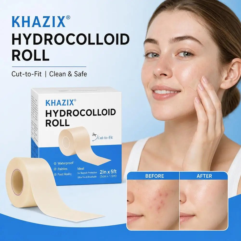 Hydrocolloid Acne Patch Roll | Cut-to-Size Blemish Cover | Rollo para Imperfecciones