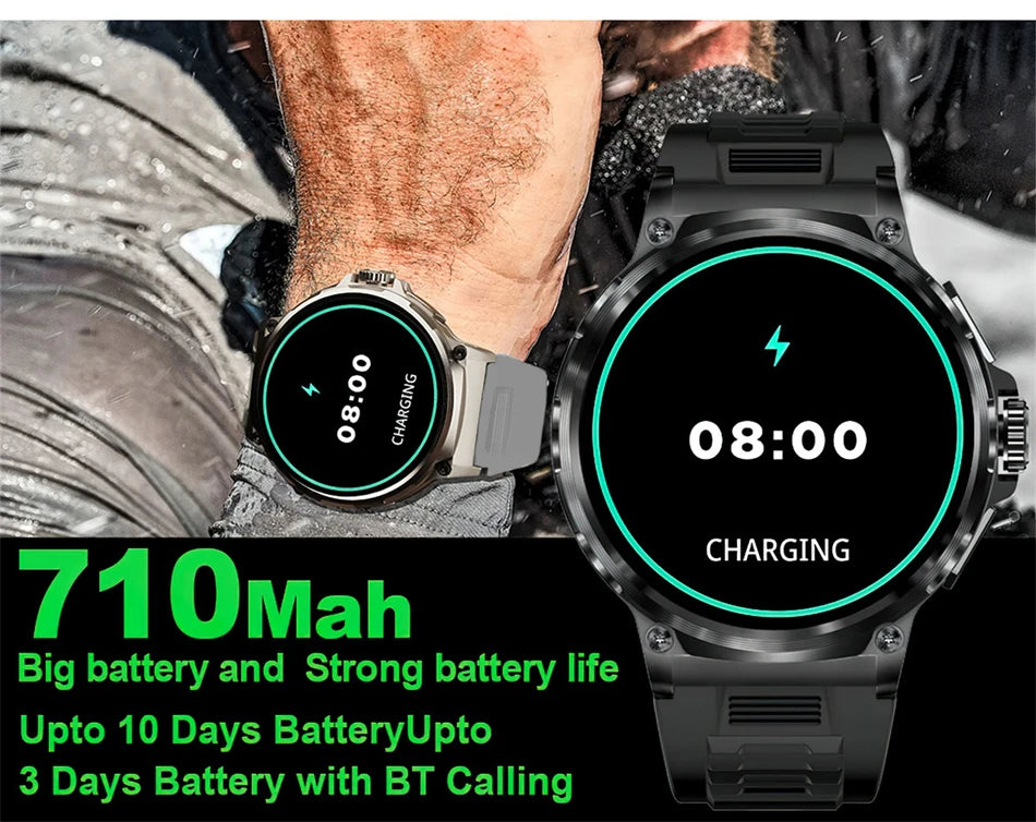 Smartwatch Jooeniok GPS 2026 | Pantalla AMOLED 1.85" | Batería 710mAh | Bluetooth 5.0 | IP68 | Android & iOS | Jooeniok GPS Smart Watch 2026 | 1.85" AMOLED | 710mAh Battery | Bluetooth Call | IP68