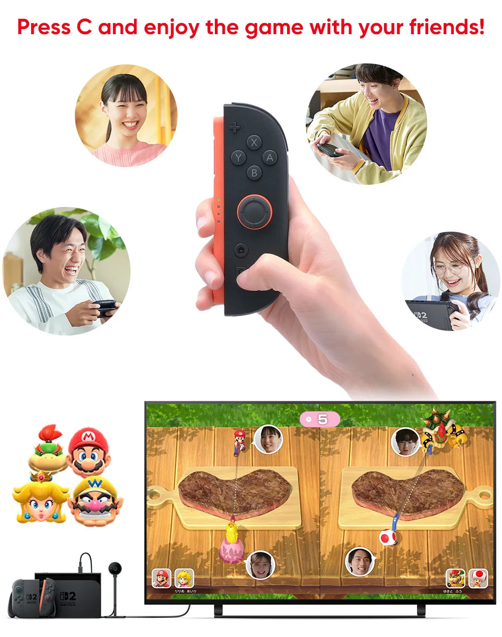 Nintendo Switch 2 Console | 7.9-inch LCD | Handheld Gaming | Consola Portátil