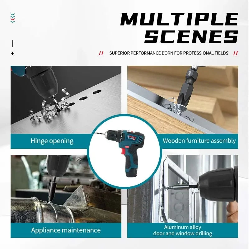 Bosch GSB 12V-30 | Cordless Drill Driver | EU/US Sets