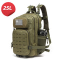 Waterproof Backpack 25L/50L | Gym, Hiking, Travel & Laptop Bag | Dual Bottle Holders | 12 Colors