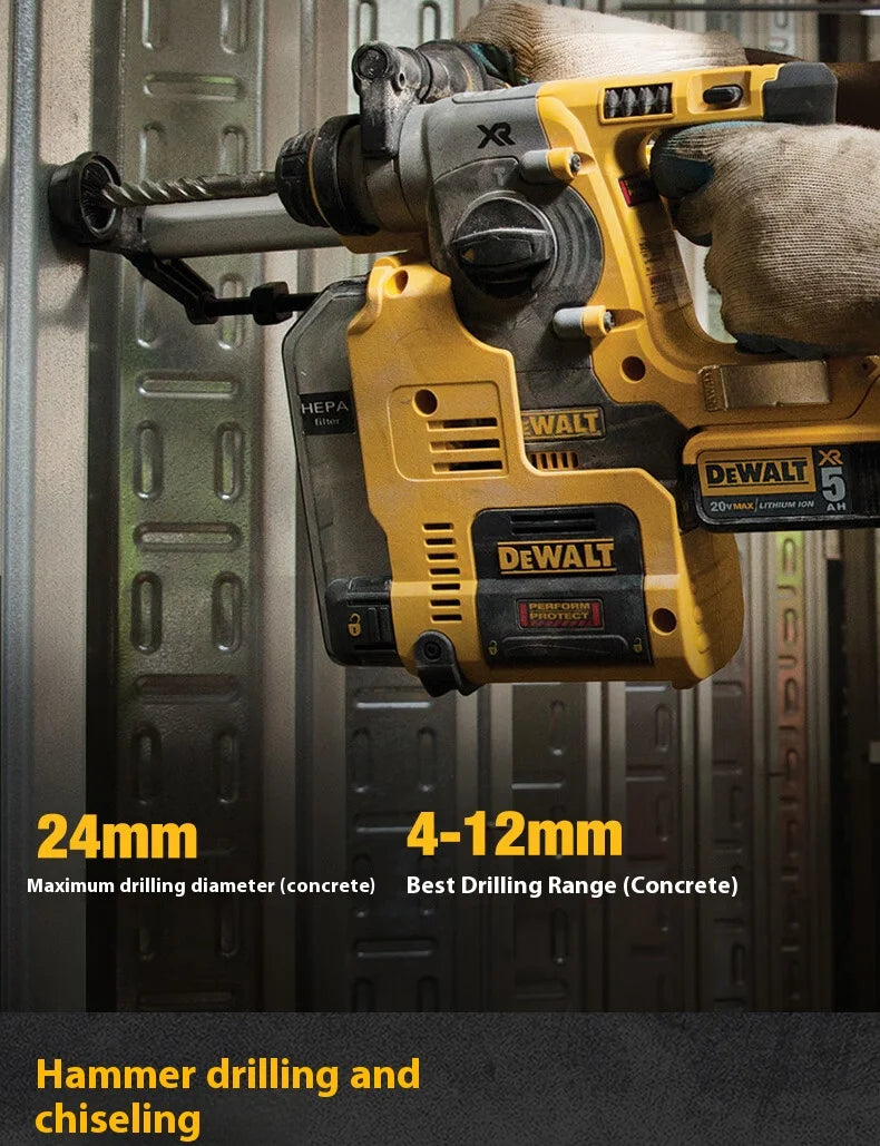 DEWALT DCH273B | 20V SDS Plus Rotary Hammer | Concrete Drilling